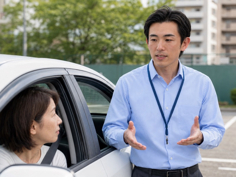 駐車練習